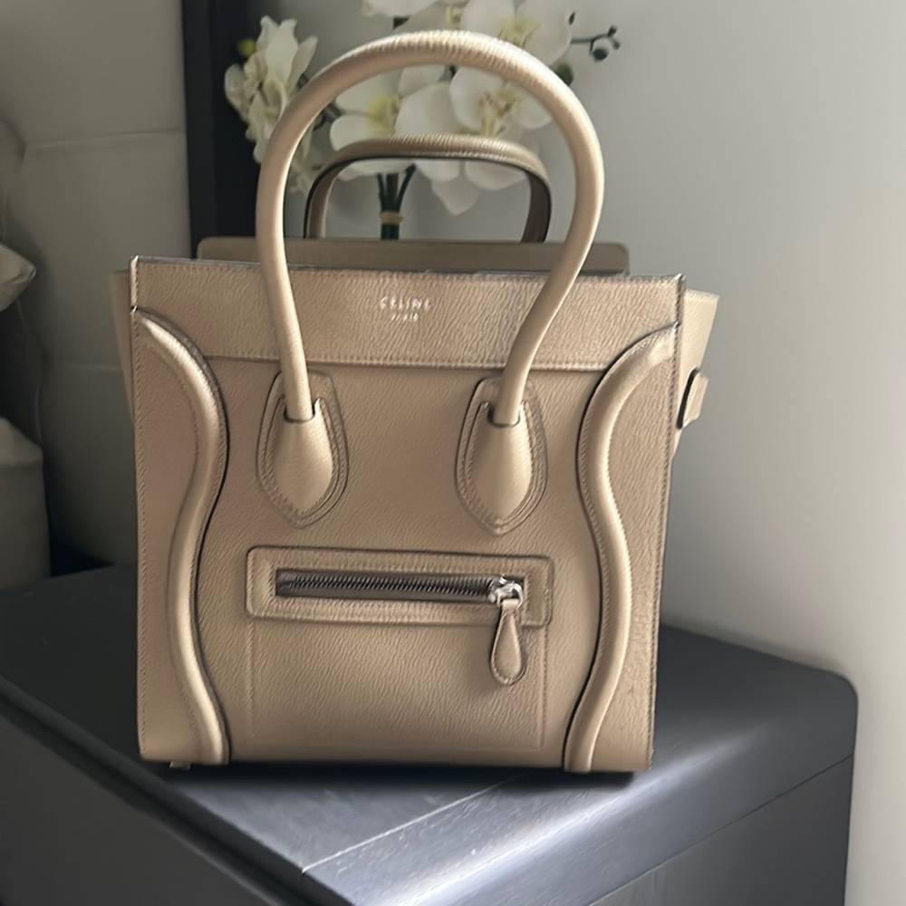 Celine tan purse